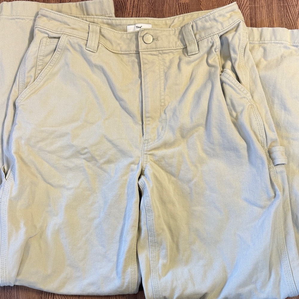 TNA CREME DENIM PANTS SIZE 6